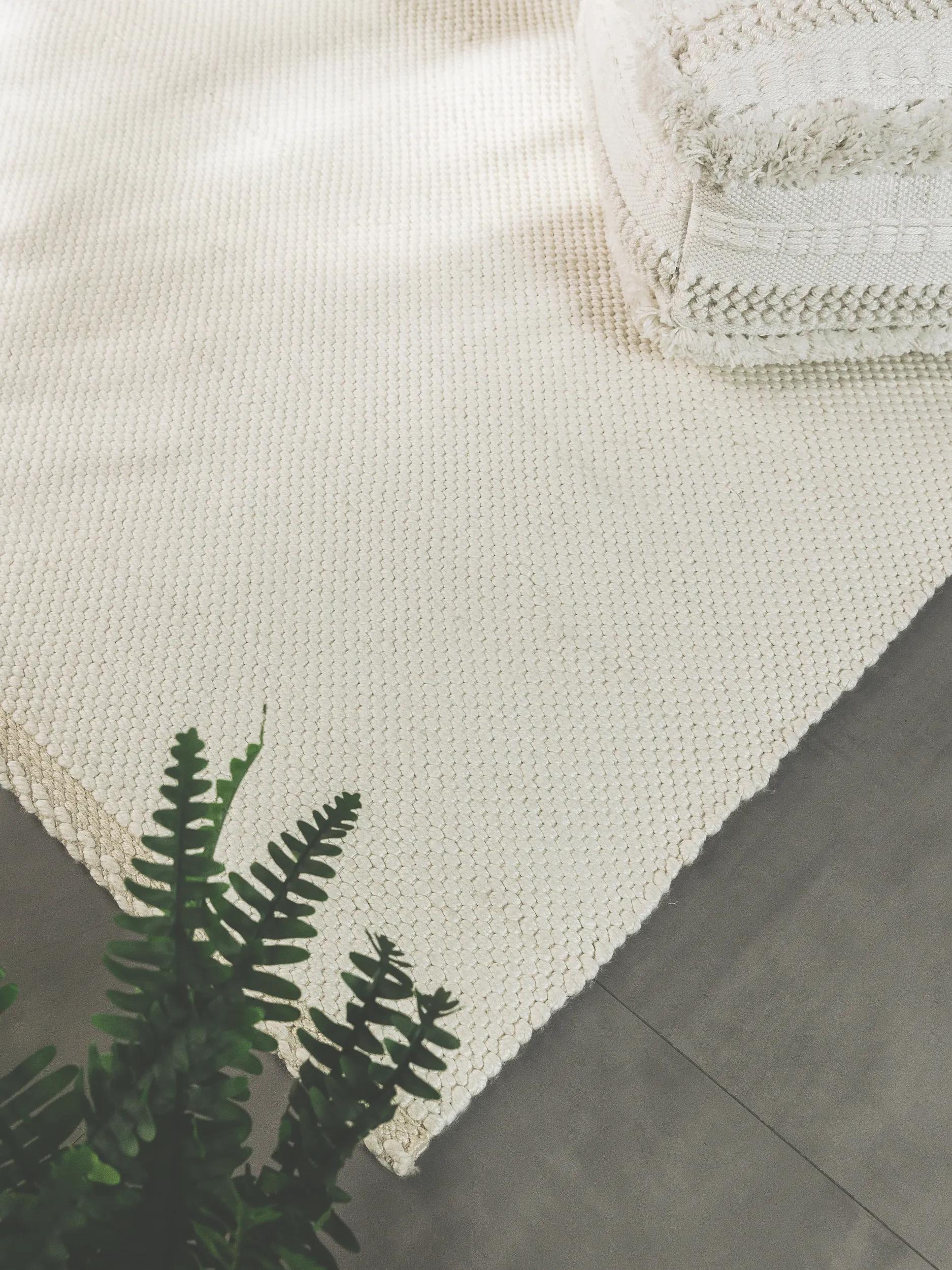 Rug made from recycled material Kiah Cream