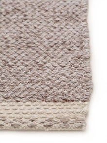 Rug made from recycled material Kiah Cream/Taupe