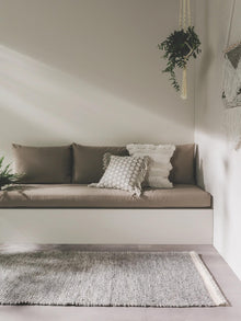 Rug made from recycled material Kiah Grey