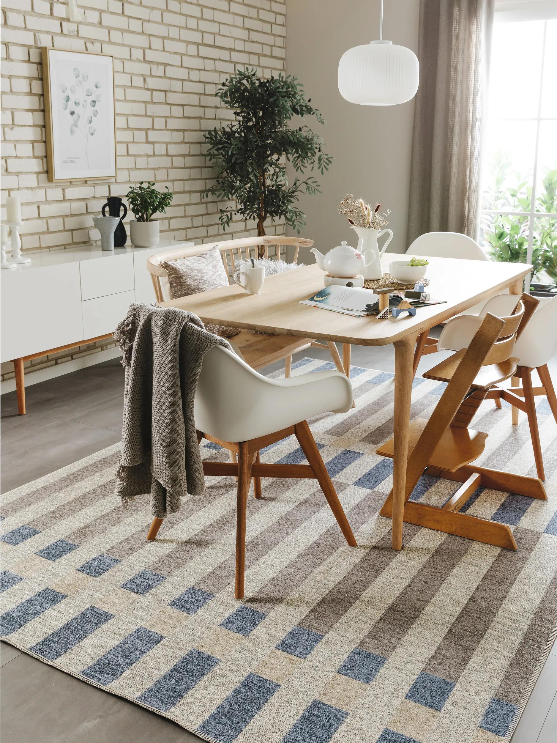 In- & Outdoor Rug Kiano Multicolour/Blue