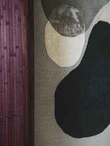 Alfombra de lana Kyoto multicolor/gris