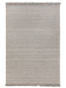 Tapis en laine Lars gris clair