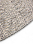 Wool Rug Lars Light Grey