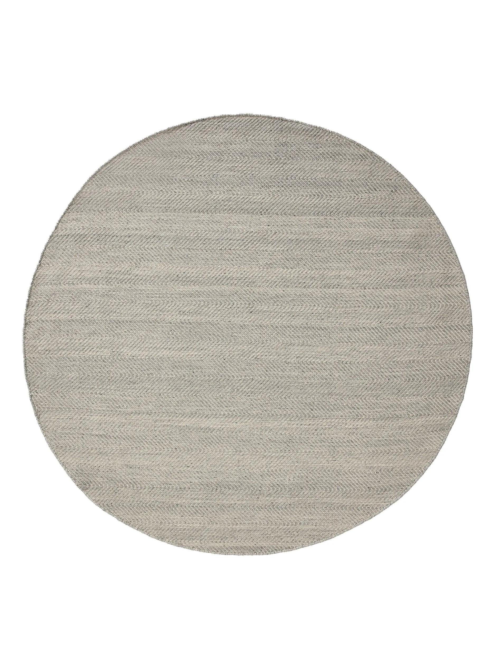 Wool Rug Lars Light Grey