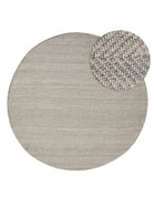 Wool Rug Lars Light Grey
