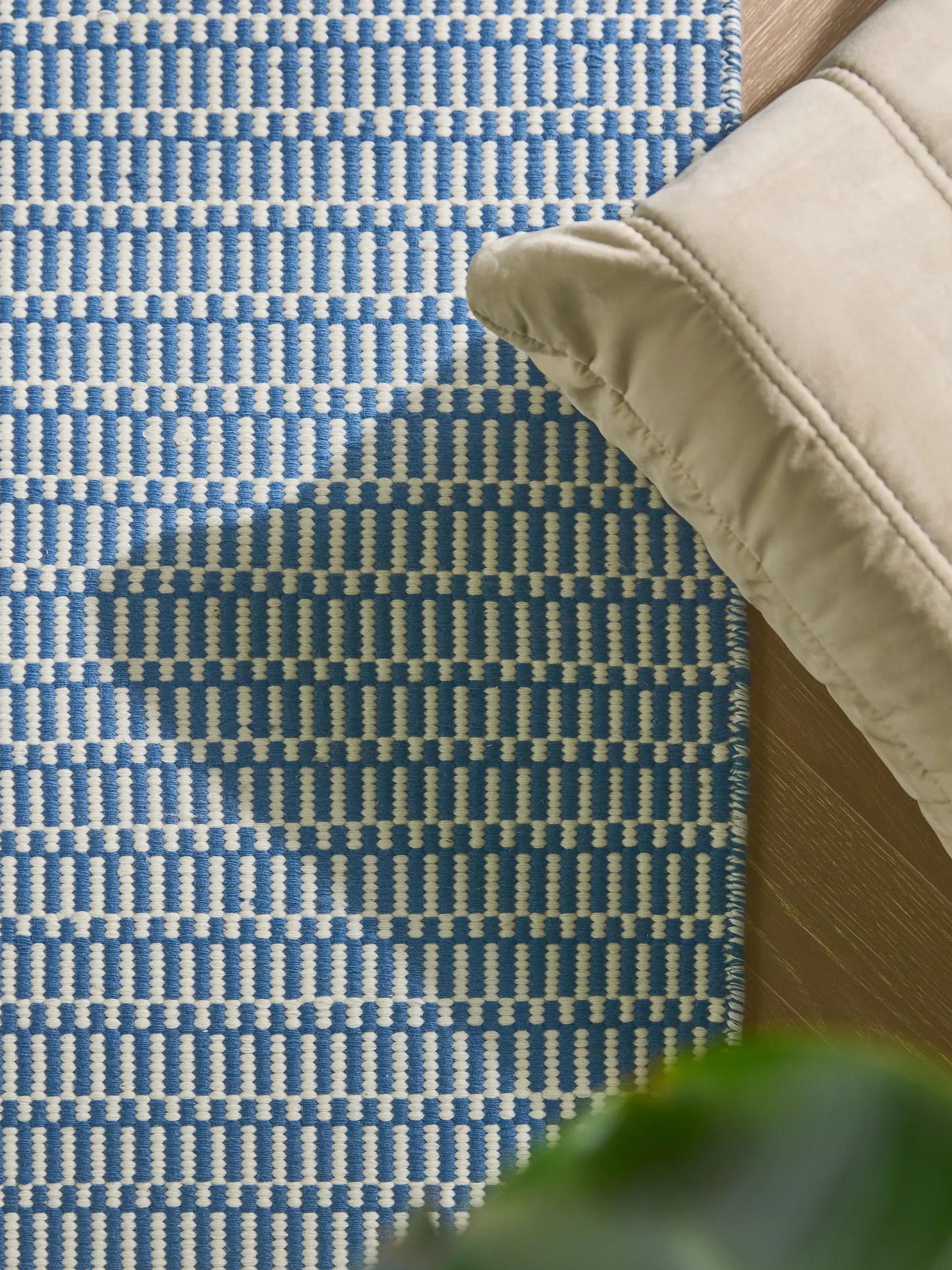 Wool Rug Laura Blue