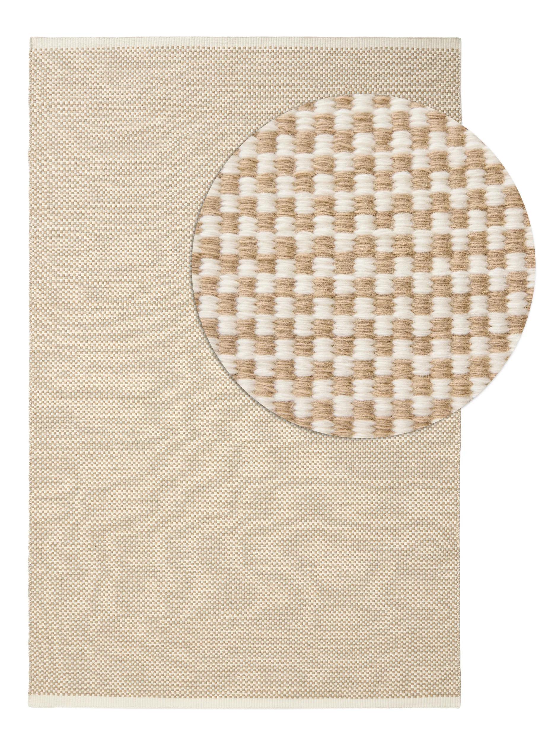 Wollteppich Laura Beige