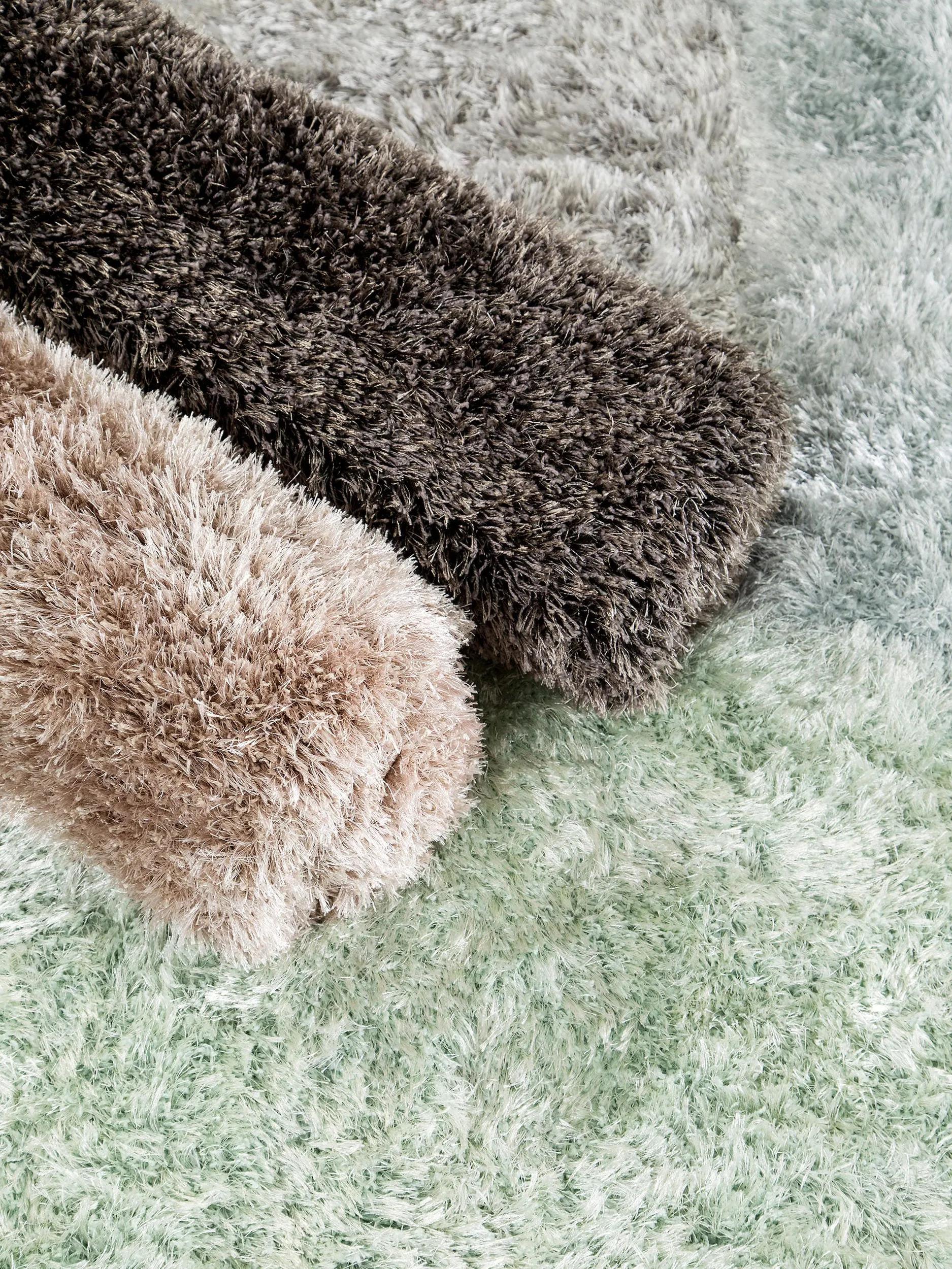 Shaggy rug Lea Green