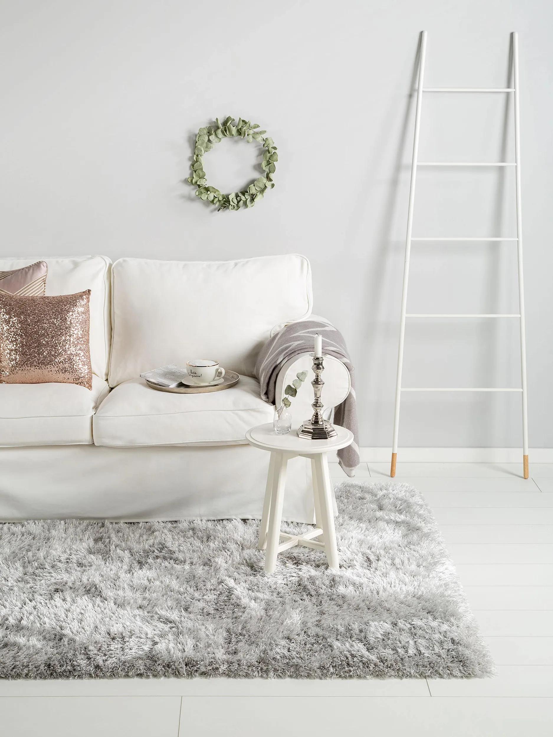 Shaggy rug Lea Grey