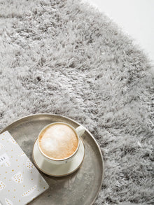 Shaggy rug Lea Grey