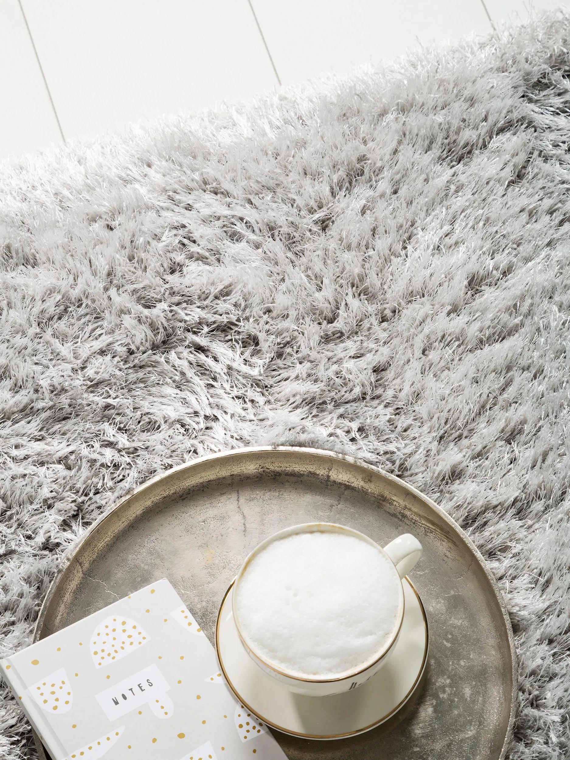 Shaggy rug Lea Grey