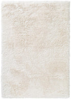 Shaggy rug Lea White