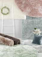 Shaggy rug Lea Green