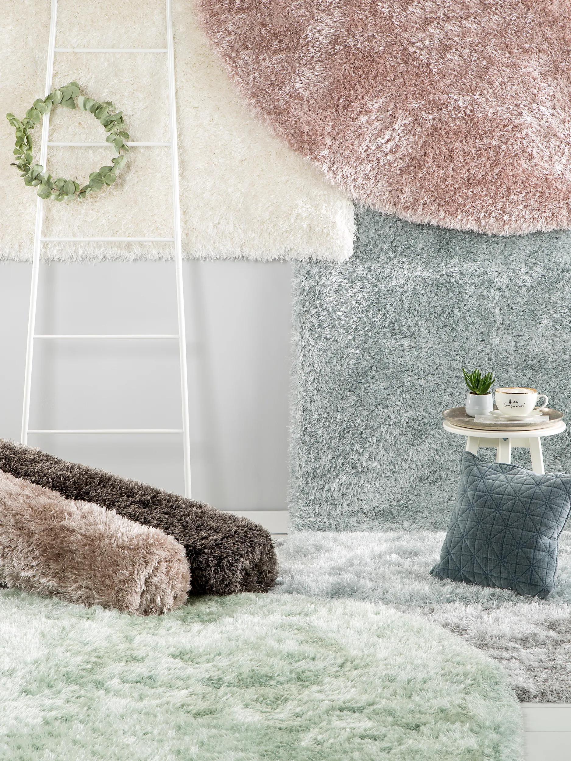 Shaggy rug Lea Grey