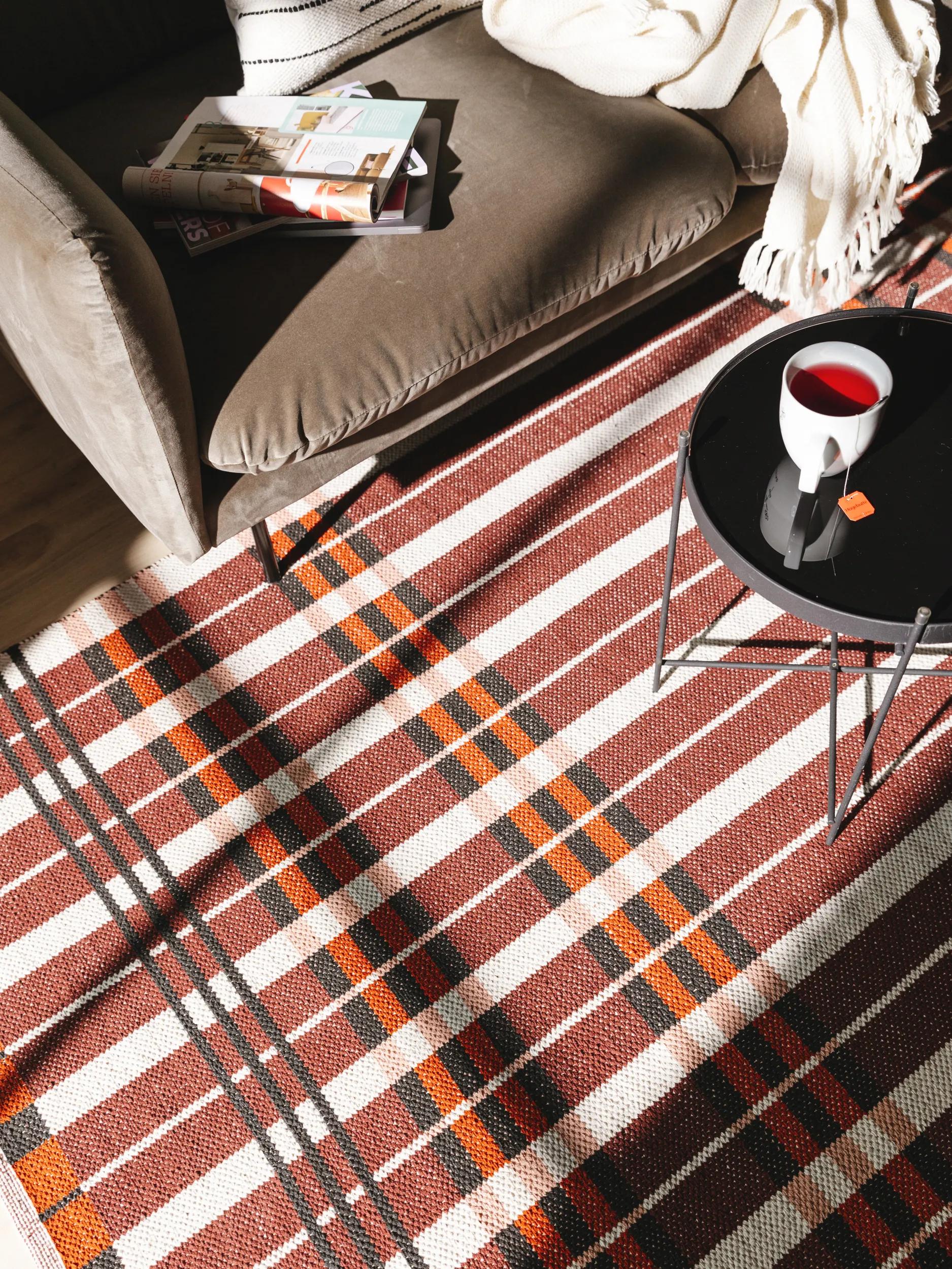 Cotton Rug Leander Brown