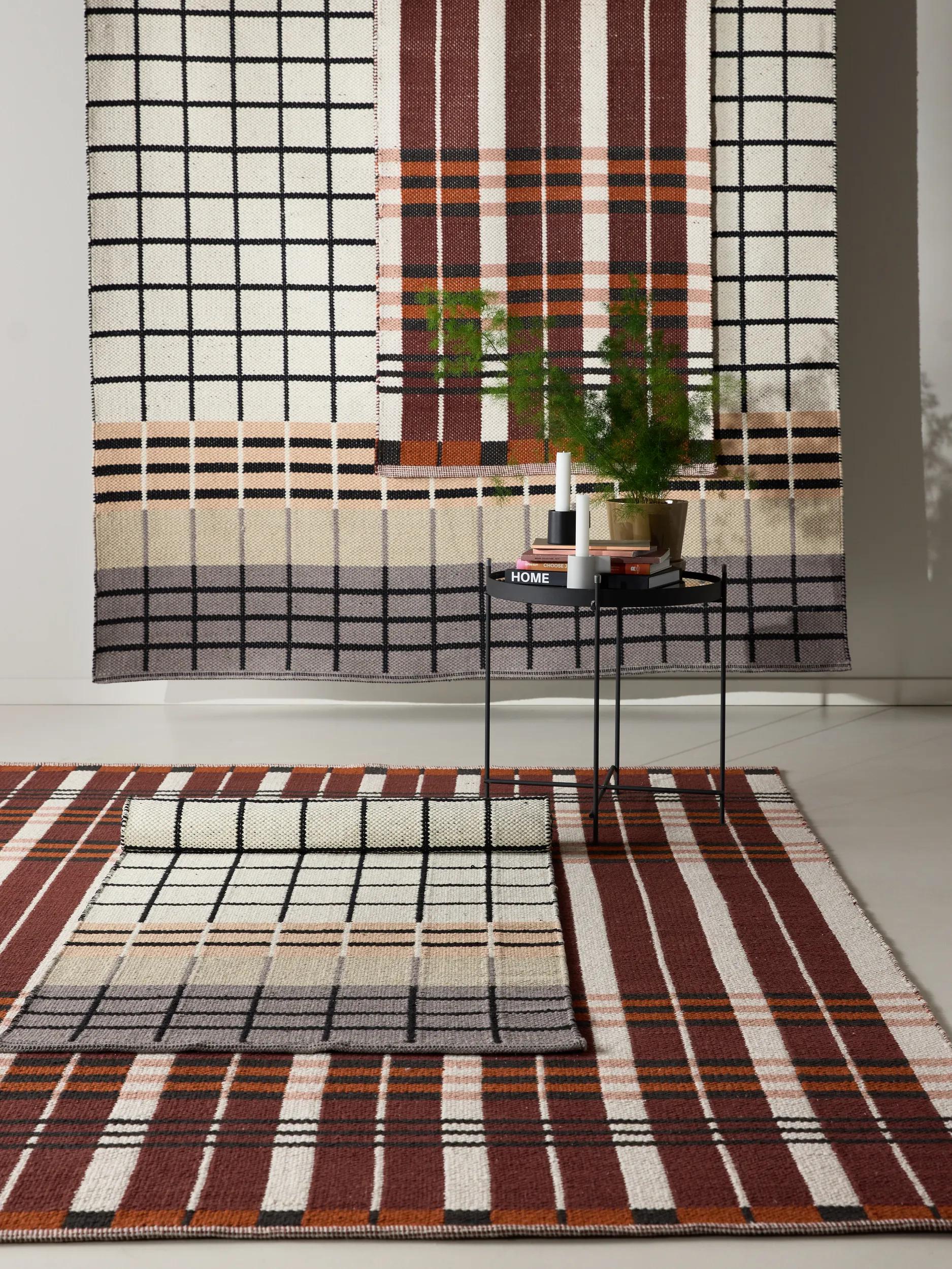 Cotton Rug Leander Grey/White