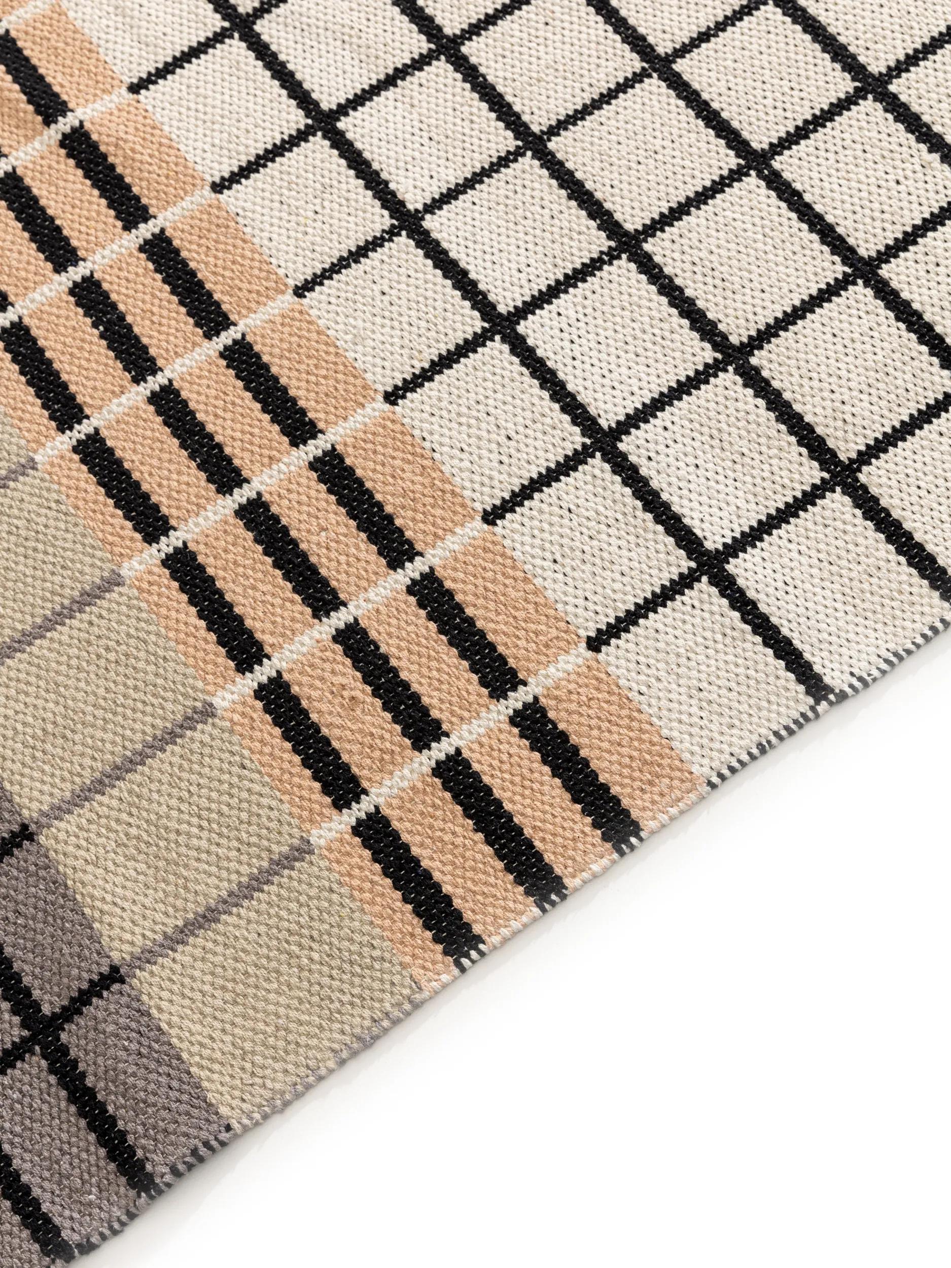 Cotton Rug Leander Grey/White