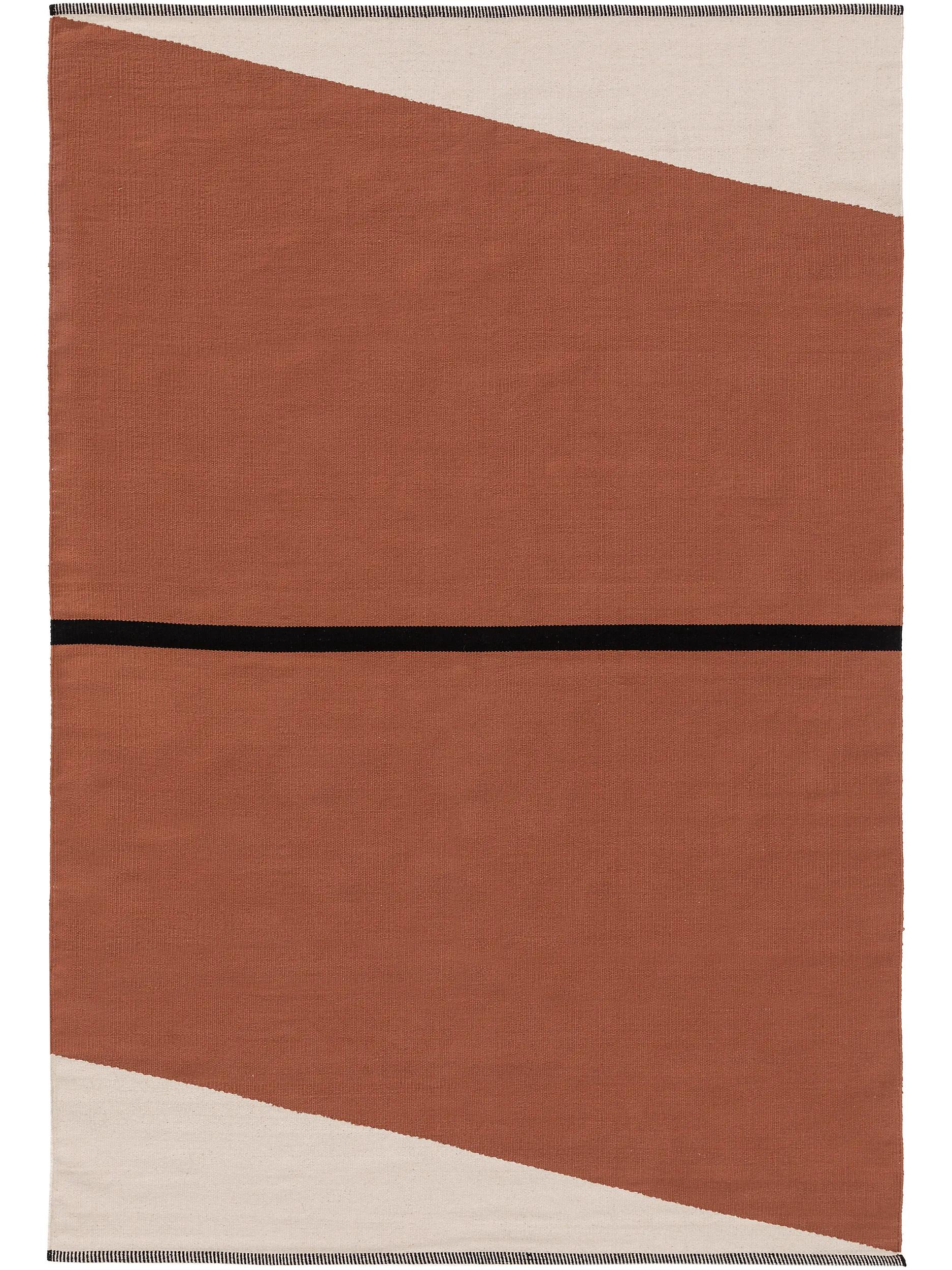 Cotton Rug Lenny Terracotta