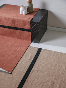Cotton Rug Lenny Terracotta