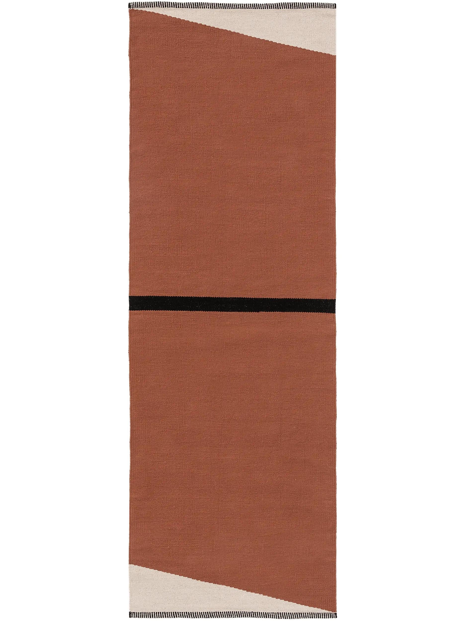Cotton Rug Lenny Terracotta