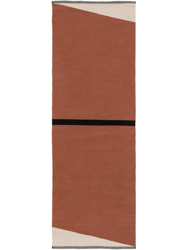 Cotton Rug Lenny Terracotta