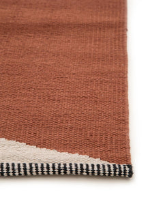 Cotton Rug Lenny Terracotta