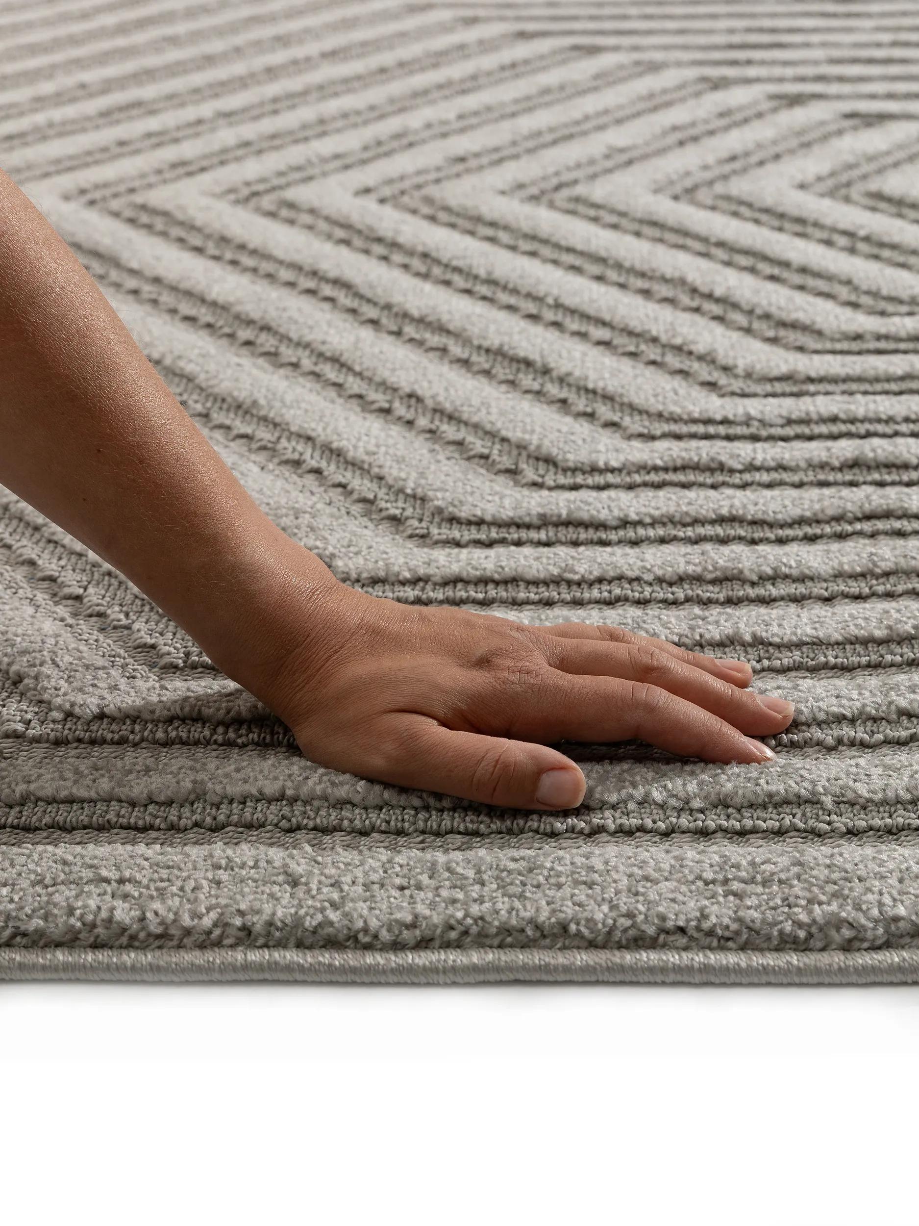 Alfombra Leo Gris Claro