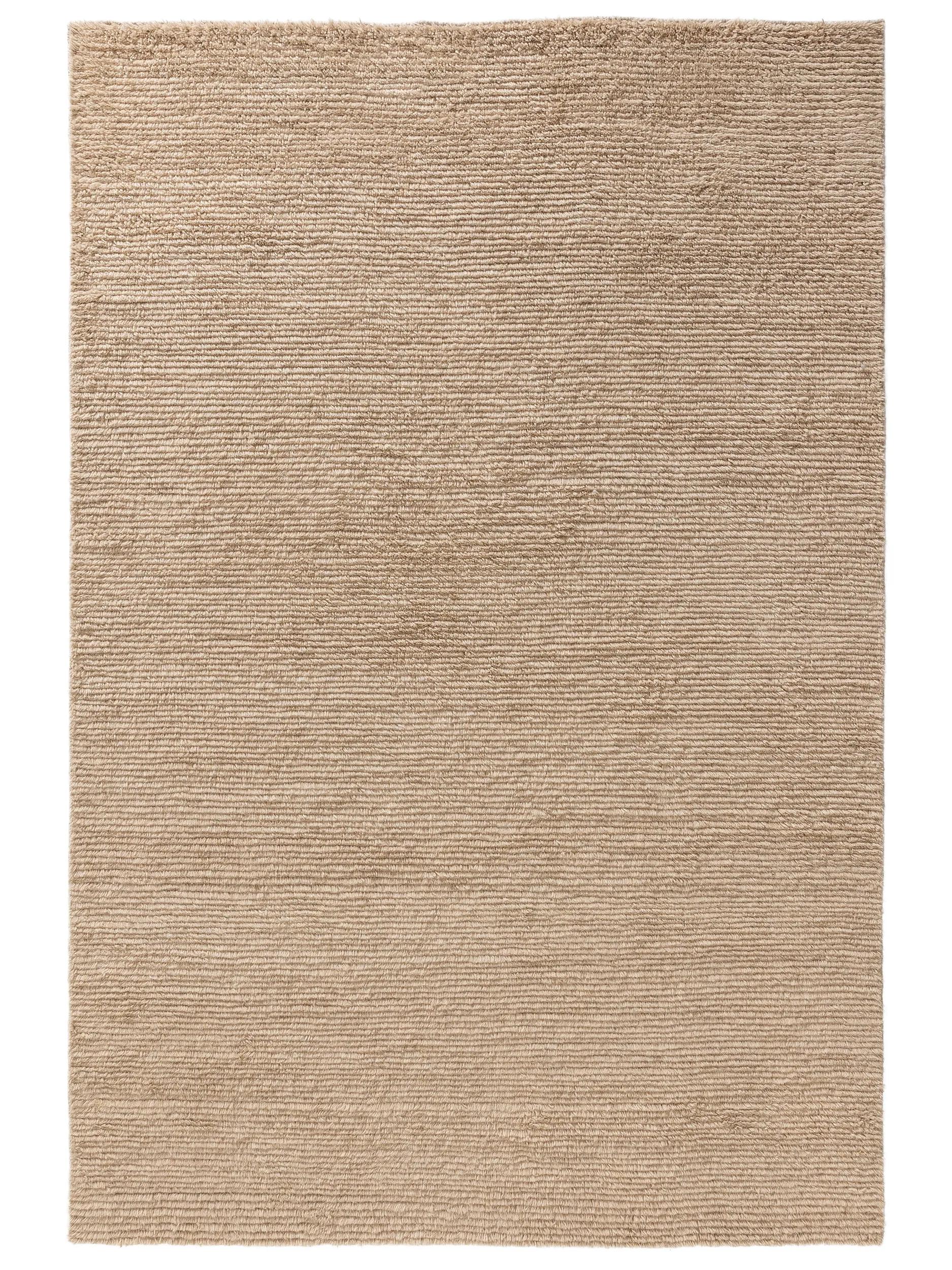 Wollteppich Leon Beige