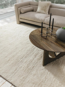 Wool rug Leon Cream