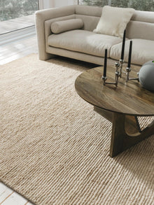 Wollteppich Leon Beige