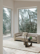 Wool rug Leon Cream