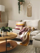 Cotton blanket Leoni Multicolour
