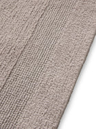 Alfombra de baño Lessa plateada