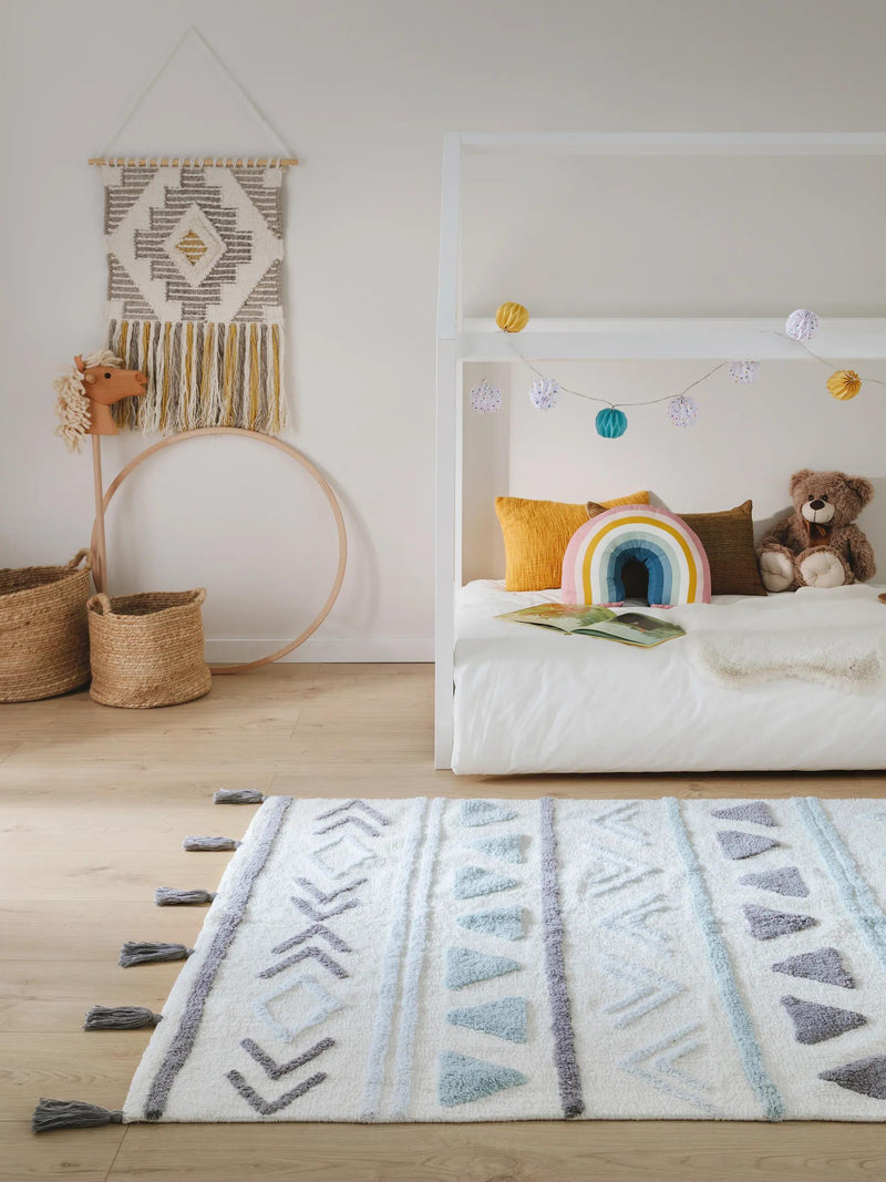 Washable Kid´s Rug Levi Blue