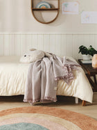 Cotton blanket Lilo Purple