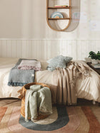 Cotton blanket Lilo Cream/Beige