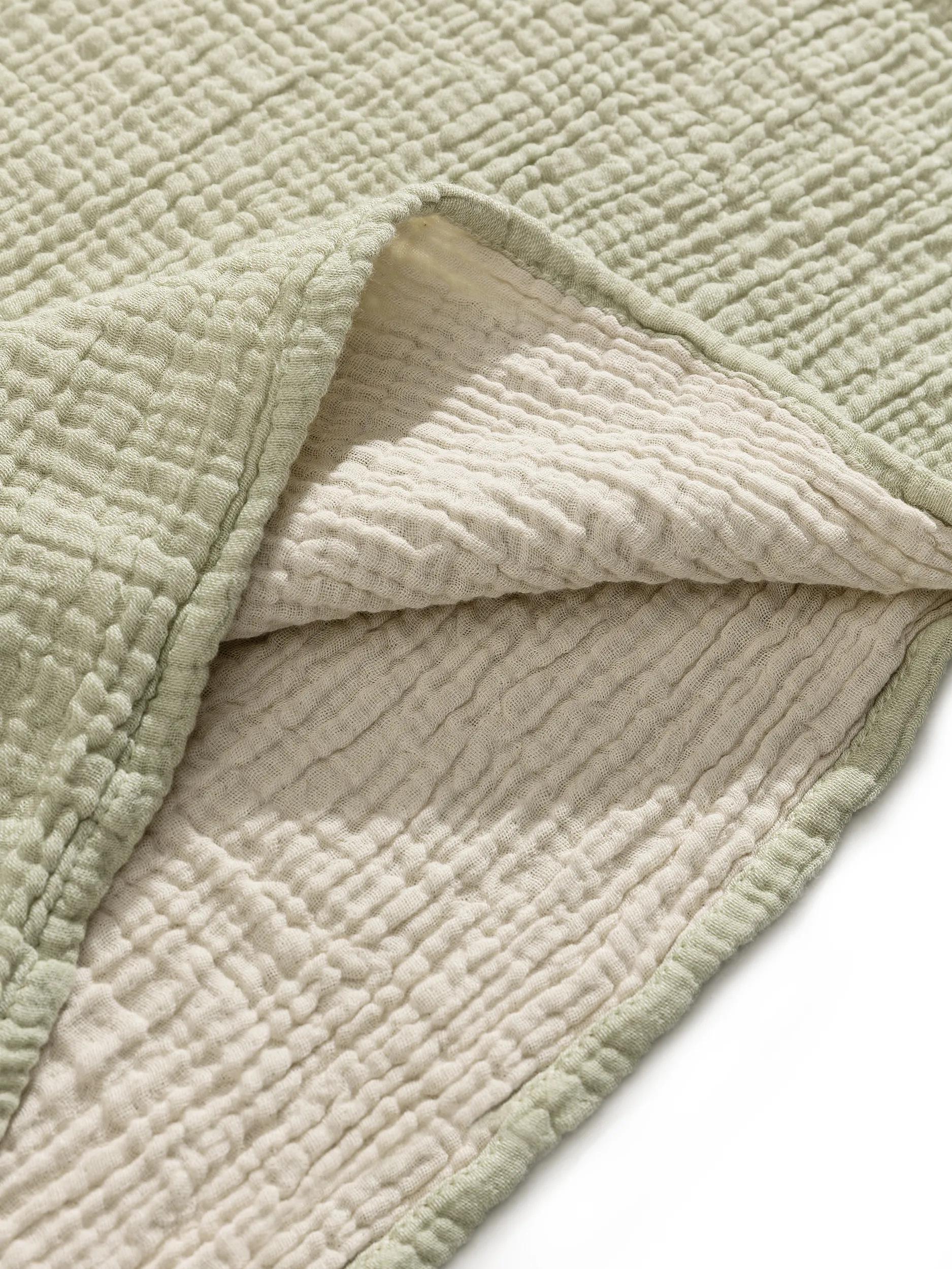 Cotton blanket Lilo Light Green