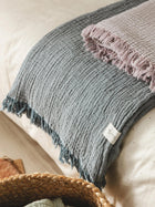 Cotton blanket Lilo Blue