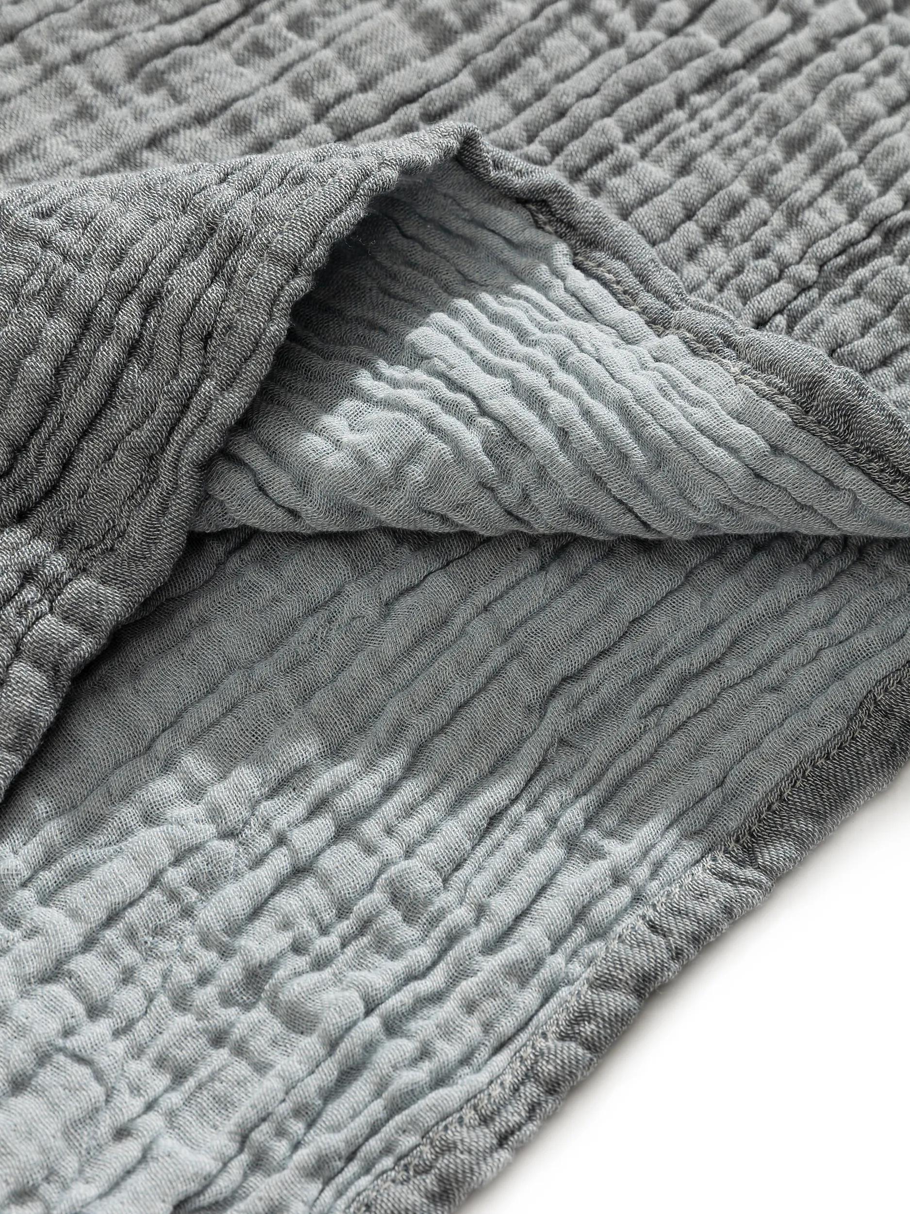 Cotton blanket Lilo Blue