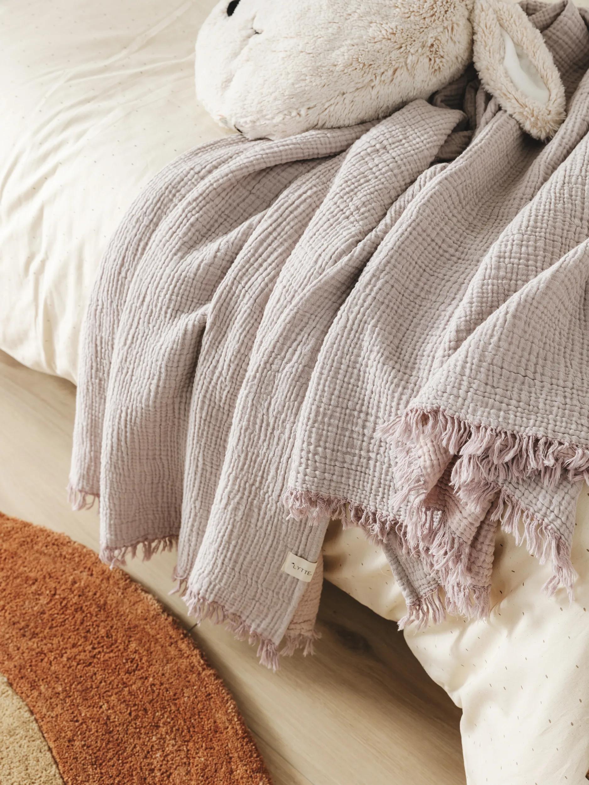 Cotton blanket Lilo Purple