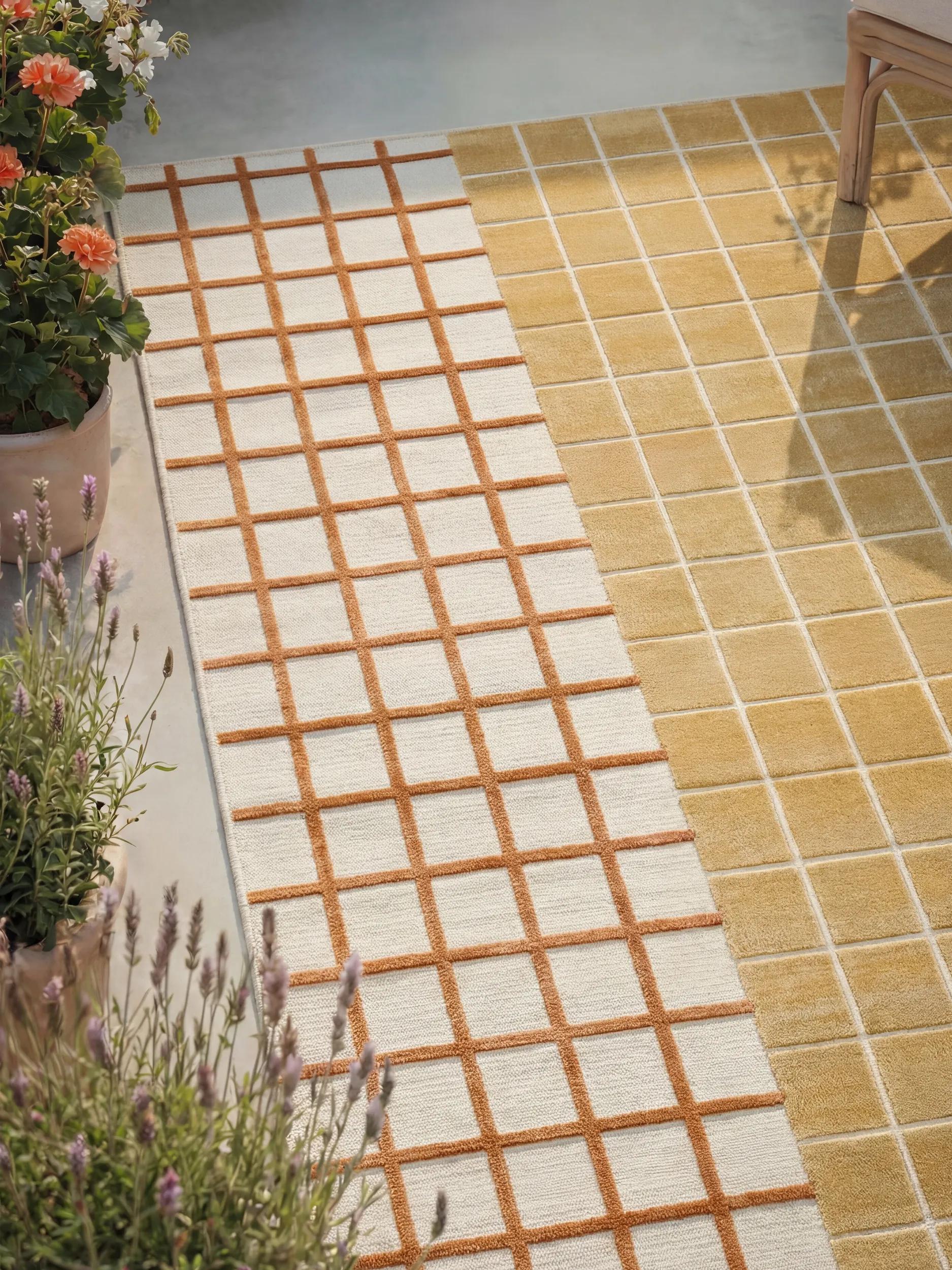In- & Outdoor Rug Lilou Yellow