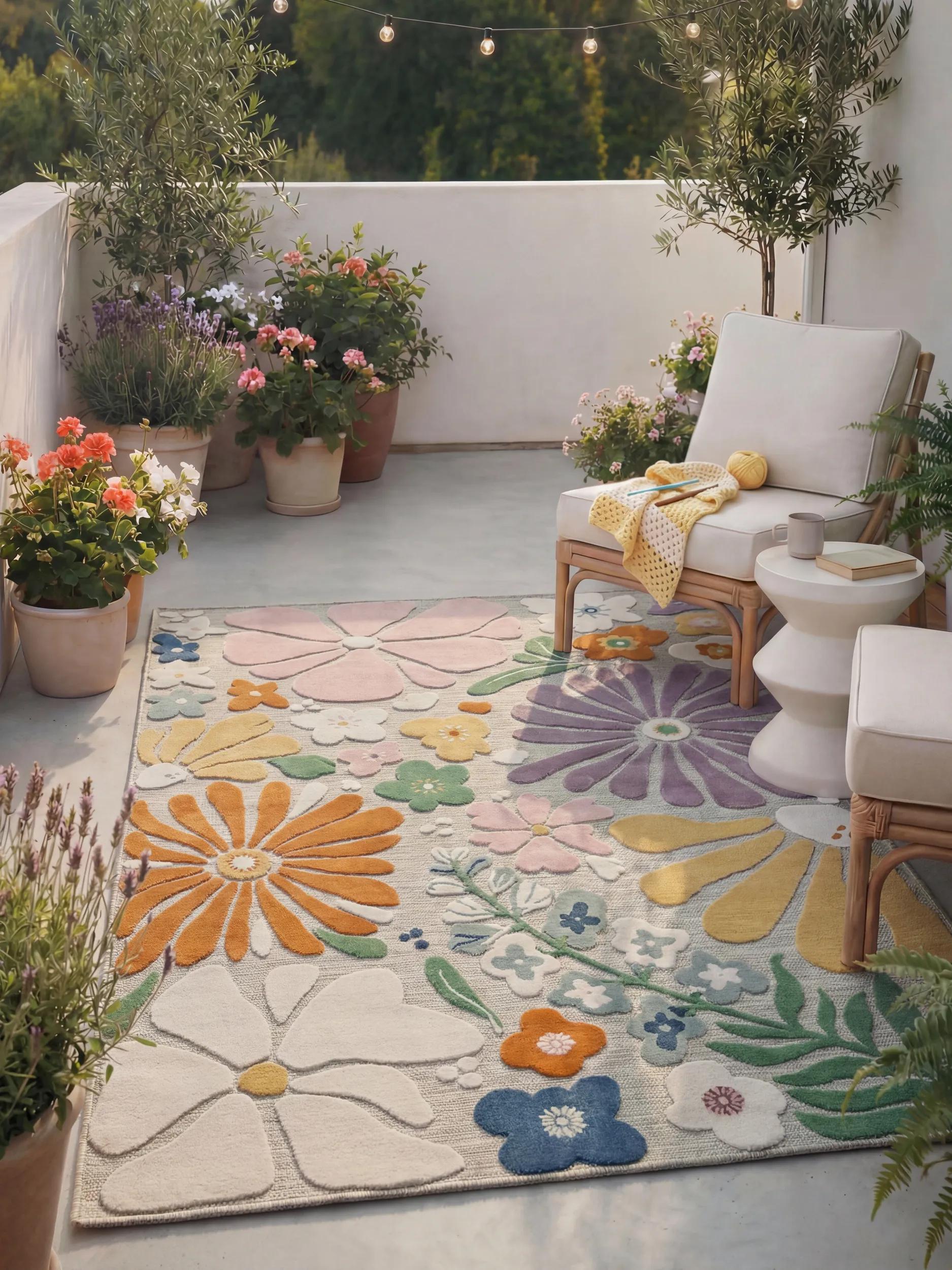 In- & Outdoor Rug Lilou Multicolour