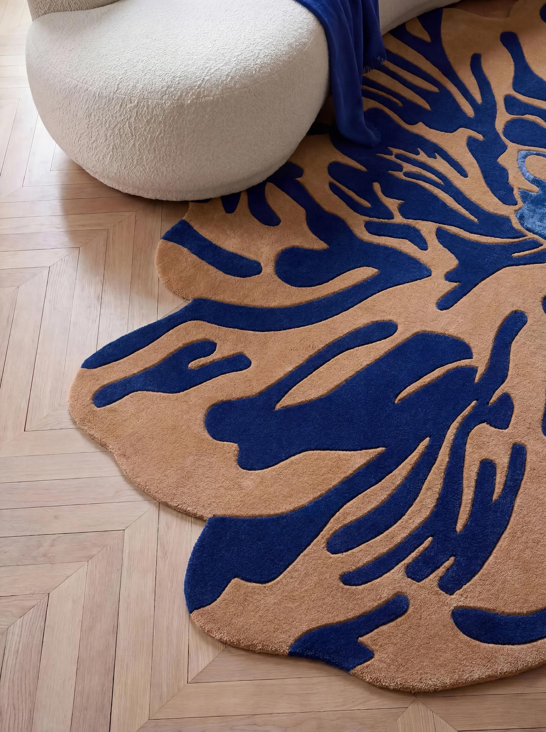 Wool Rug Lilya Blue
