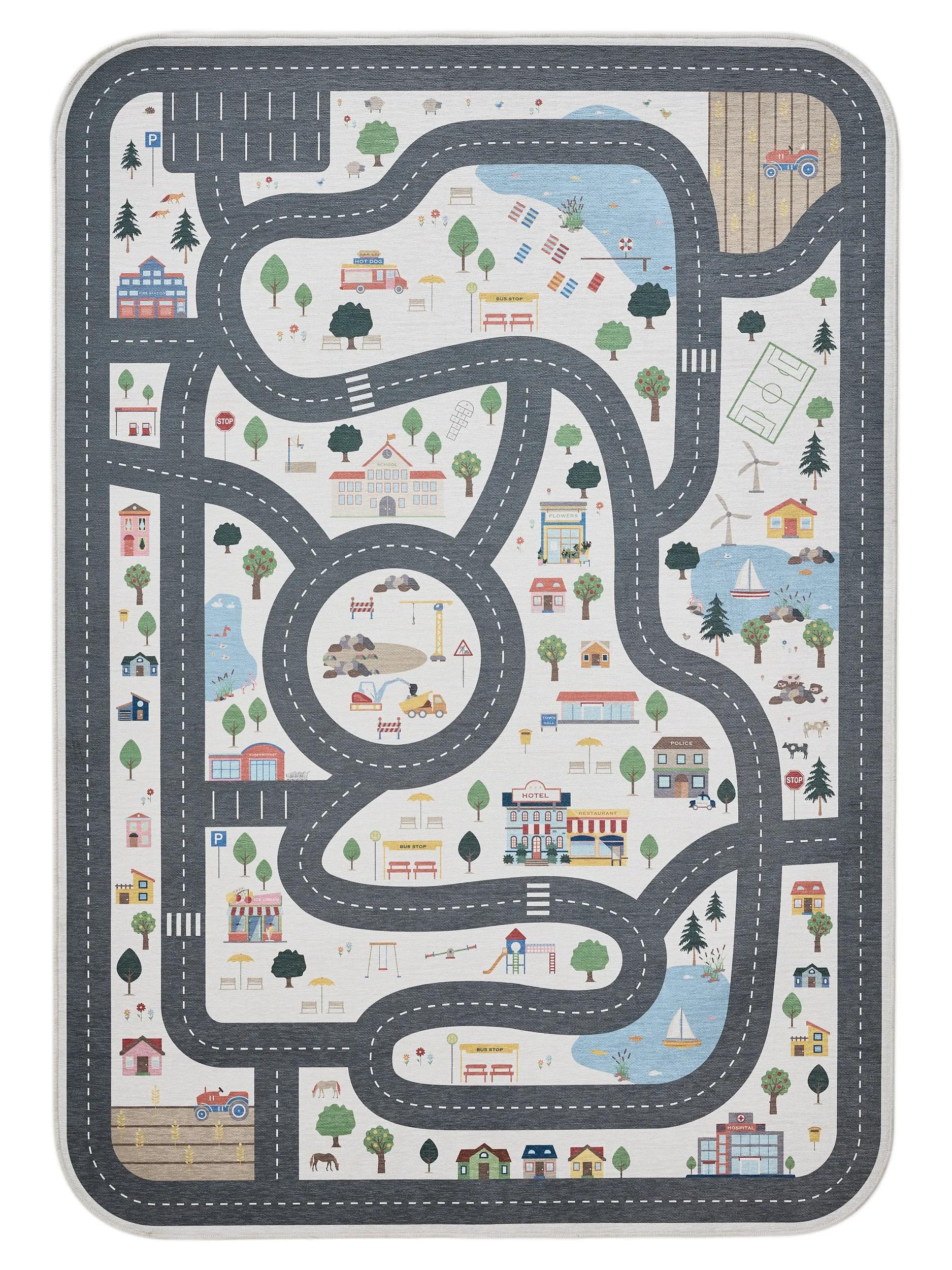 Alfombra infantil Linus crema