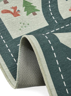 Kids rug Linus Green