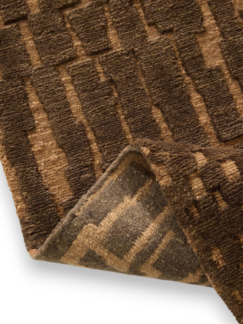Wool rug Lisa Brown