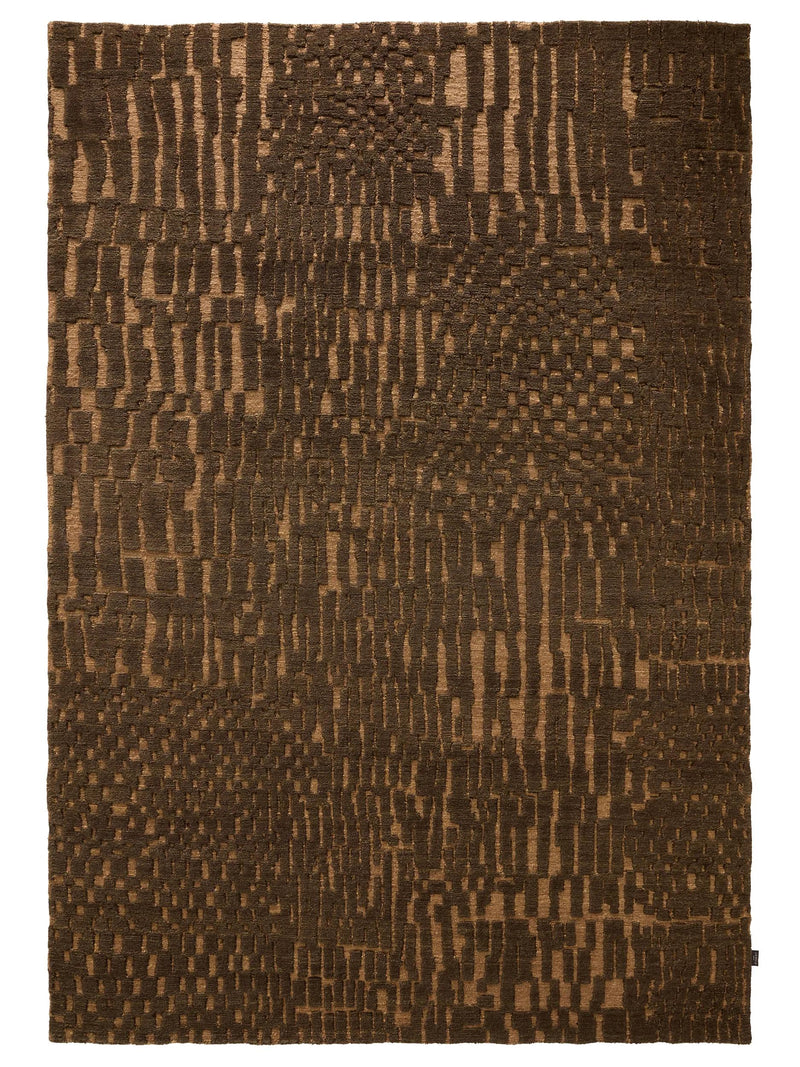 Wool rug Lisa Brown