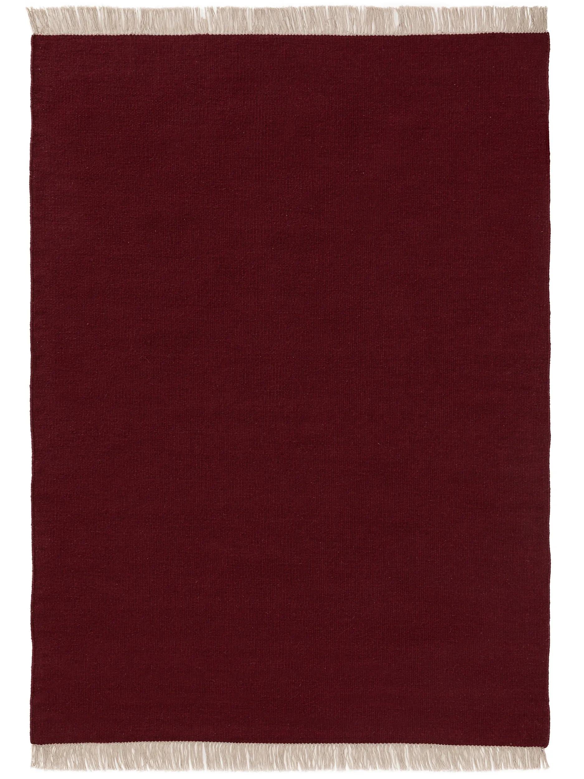 Wool Rug Liv Dark Red