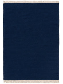 Wool Rug Liv Dark Blue