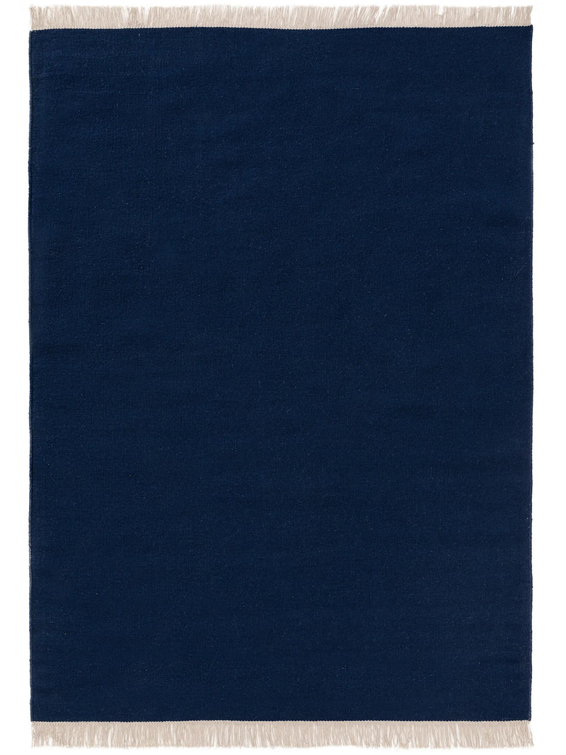 Wool Rug Liv Dark Blue